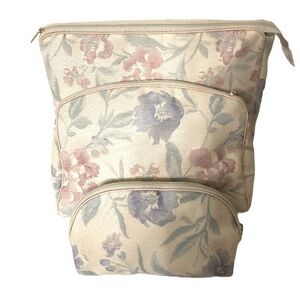 CHRISTIAN DIOR vintage 3 piece makeup cases